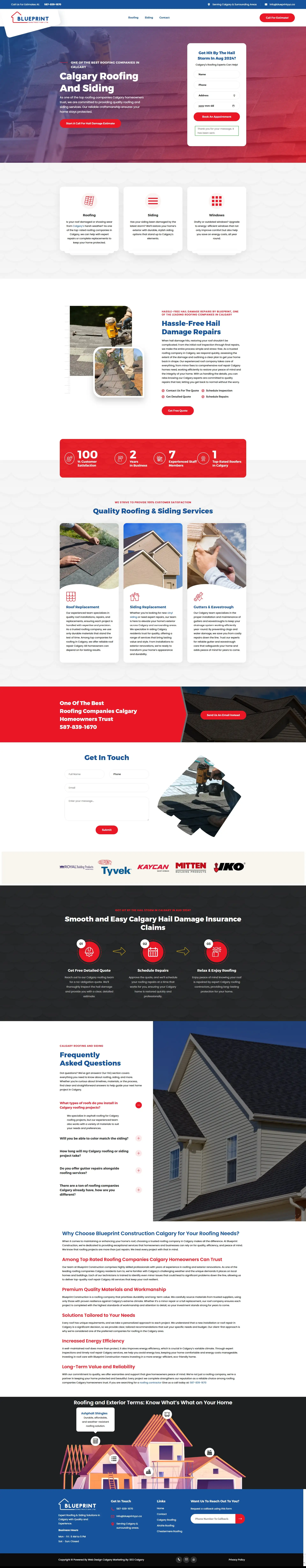 Edmonton web design and seo work portfolio